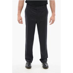 Брюки MANTUA из натуральной шерсти со шлевками для ремня Corneliani, Blue