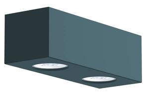 Потолочный светильник Lumicom Manhattan M, 25x7x25 см, синий