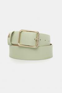 Кожаный ремень Patrizia Pepe, зеленый