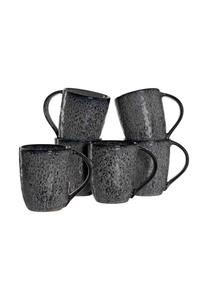 Кружки кофейные Leonardo Matera, 430 мл, 6 штук, серый