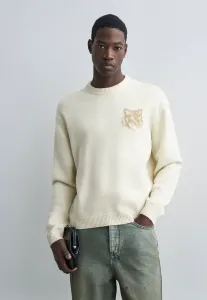 Джемпер с головой лисы Maison Kitsuné, Ecru/Tan