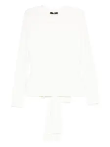 Джемпер с бантом Eleh, белый