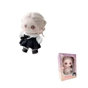 Одежда для кукол из хлопка платье для кукол плюшевая кукла высота 20см Dolls and bears dance, Elsa Naked Doll+Late Moon Hepburn (Pearl Hair Accessory Not Included)