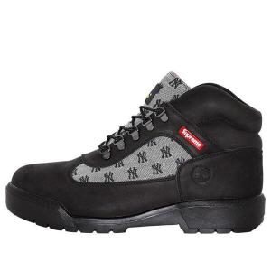Кроссовки supreme new york yankees field boots 'black' Timberland, черный