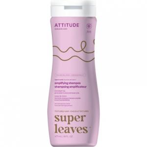 Шампунь Amplifying для кудрявых волос с кокосовым маслом, сертифицированный EWG как веганский продукт. Attitude