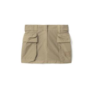 Повседневная короткая юбка женская Alexander Wang, зеленый