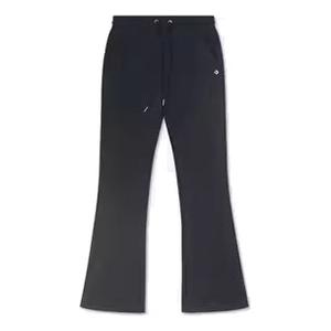 Брюки (WMNS) Converse Drawstring Flare Sweatpants 'Black'