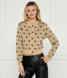 Кардиган Guess Jeans Sarah Regular Fit, бежевый