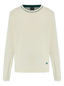 Джемпер с круглым вырезом в рубчик Ps Paul Smith, нейтральный