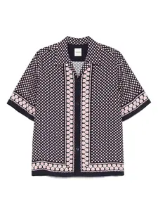 Футболка с принтом Sandro, синий