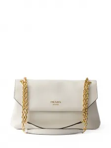 Сумка на плечо среднего размера Prada, нейтральный