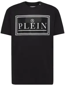 Футболка с круглым вырезом и принтом Philipp Plein, черный