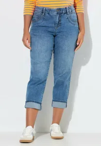 Джинсы узкий крой с подворотами Laurasøn, Blue Denim