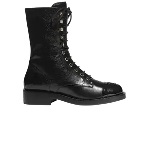 Ботинки Chanel Combat Boot Black, черный