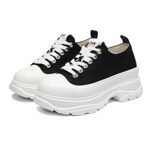 Артистичные Кроссовки из Холста Износостойкие и Легкие Повседневная Обувь Женские ZHR, Серый [Холщовая Версия]