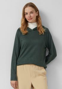 Худи s.Oliver LONGSLEEVE AUS STRETCH, Petrol/Mottled Teal