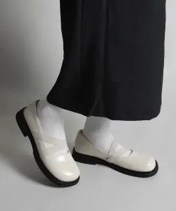 Туфли Мэри Джейн с двойной эластичной резинкой Aimoha - Select -, цвет Off White