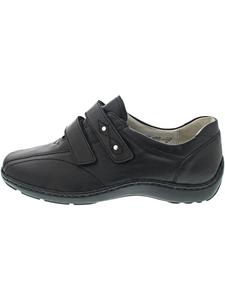 WALDLÄUFER Черные туфли Henni на липучке