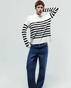 Джерси с полосками Sfera, белый