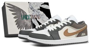 Баскетбольные кроссовки Air 1 Low Top Vintage, унисекс, серые Jordan, Gray