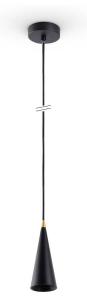 Подвесной светильник Paco Home Rollina M, черный - сталь - 95 x 25 x 95 см