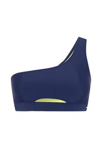 Верх бикини с открытым плечом и вырезом Chiemsee, синий