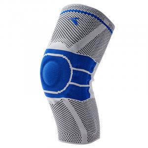 Наколенники силиконовые для фитнеса Unisex 361°, серый синий 1 pack
