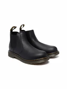 Ботинки с эластичными вставками Dr. Martens Kids, черный
