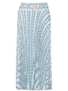 Юбка макси с абстрактным принтом Tory Burch, синий