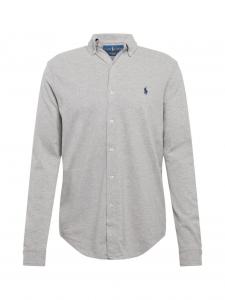 Рубашка на пуговицах стандартного кроя Polo Ralph Lauren, пестрый серый