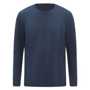 Мягкая трикотажная футболка с длинным рукавом, мужская Lululemon, club синий/clbl