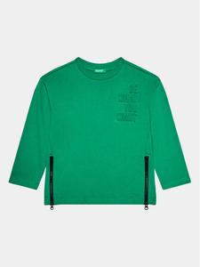 Блуза стандартного кроя United Colors Of Benetton, зеленый