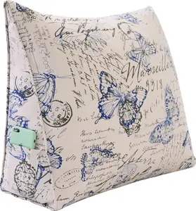 Подушка для изголовья, повторяющая контуры тела, 61 см, из 100% хлопка. Подушка для чтения, клиновидная подушка, подушка для спины, подушка для отдыха, декоративная подушка. PillowPalette