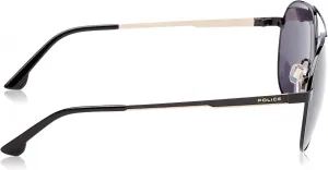 Полицейские солнцезащитные очки SYNTH 2 (SPLB-37 0304) POLICE, Black/Smoke Grey