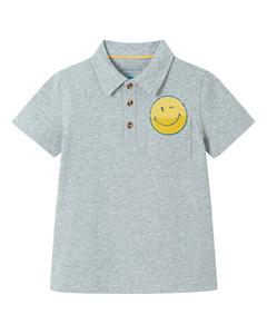 Футболка-поло Andy & Evan Smile Pocket, серый