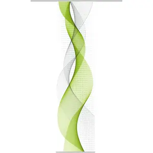 Занавеска OPALIA на панели, 1 шт., размер ВxШ: 245x60 см, декоративная ткань с цифровой печатью Vision S, Apfelgrün