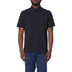 Футболка поло мужская синяя Ermenegildo Zegna