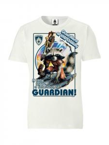 Футболка Marvel Comics в старом белом цвете Logoshirt
