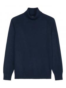 Marc O'Polo свитер в рубчик с высоким воротником, синий