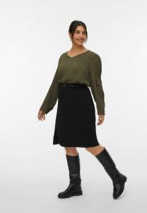 Блуза Vero Moda Curve Blouse, Grape Leaf/Dark Green