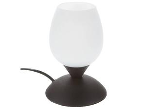 Настольная лампа MeineWunschleuchte Rost Optik Weiß Touch dimmbar, коричневый - белый