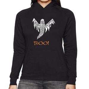 Толстовка с капюшоном Halloween ghost для женщин La Pop Art, Black