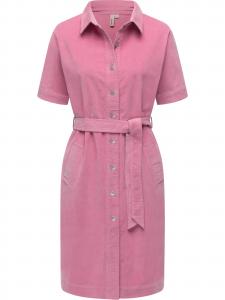 Ragwear Платье-рубашка 'Rozyna' в розовом цвете