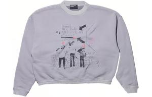Свитшот SS24 Мужской Пепельно-серый ENFANTS RICHES DEPRIMES, Выцветший серый