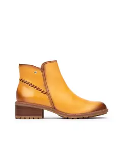 Женские кожаные ботинки на молнии Pikolinos, желтый