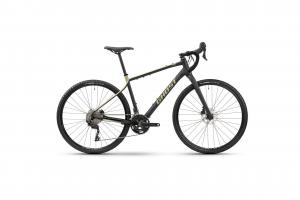 Гравийный велосипед Ghost Asket essential - 28 дюймов - diamant, schwarz | black/light kaki - matt