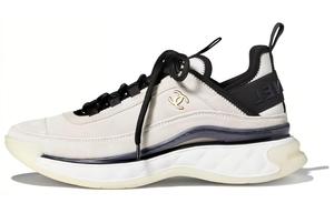 Кроссовки CHANEL женские белые с круглым носком