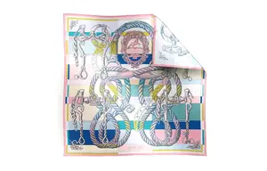 Шёлковый платок HERMES Мультиколор