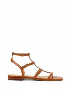 Сандалии Everley Calfskin Gladiator Sandal Ralph Lauren, коричневый