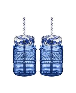 Набор из 2 банок Claro Mason Godinger, синий